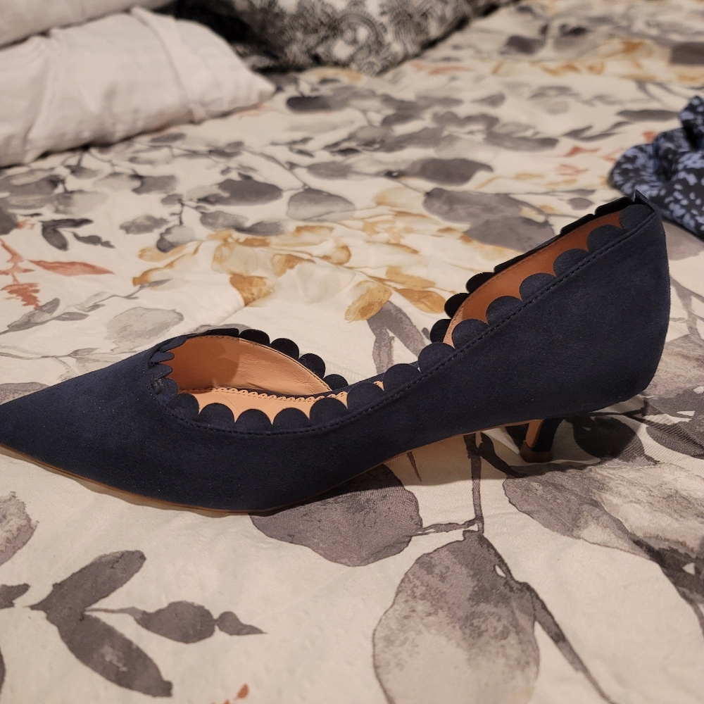 Navy blue shoes